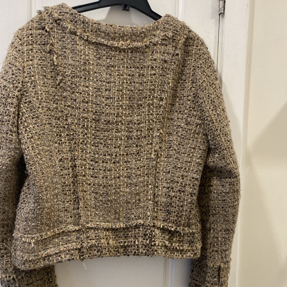 Frayed-Detail Tweed Jacket - Picture 2 of 4